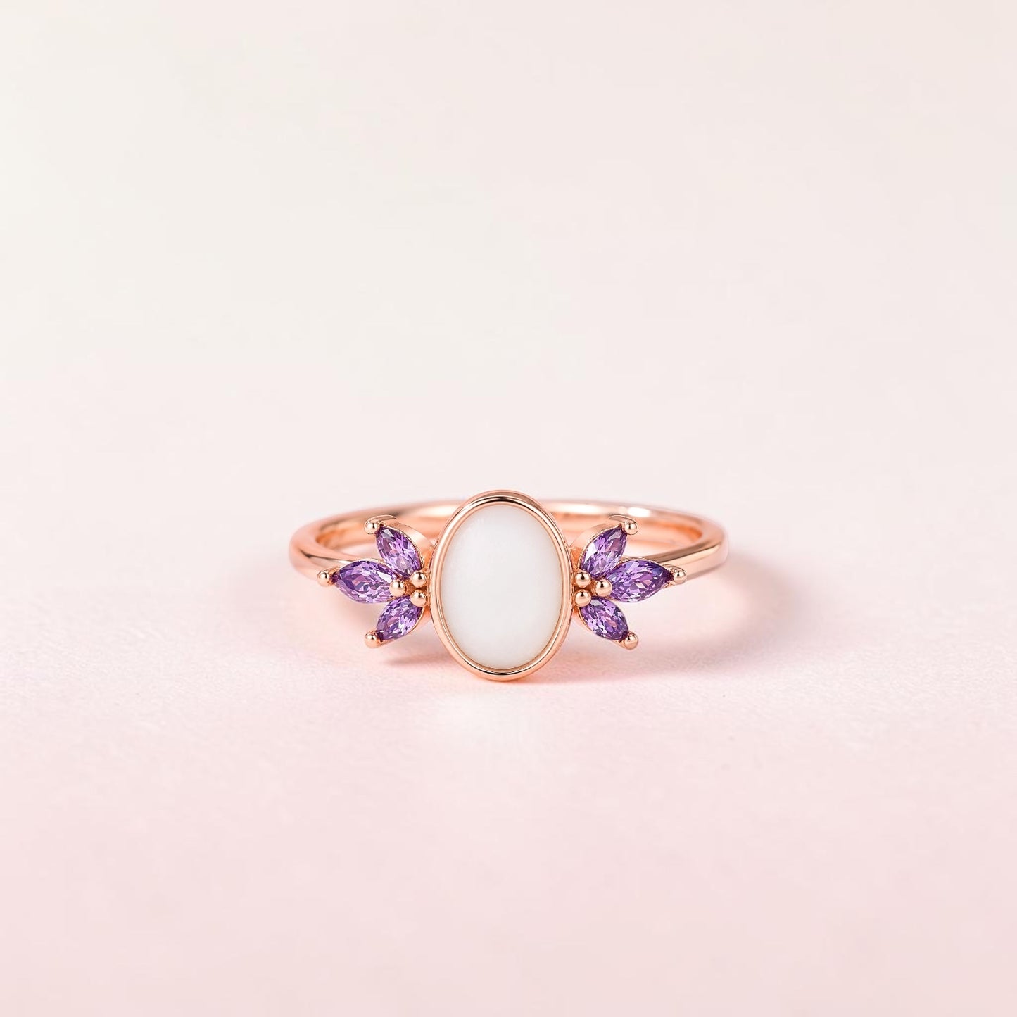 Violet Meadow Ring