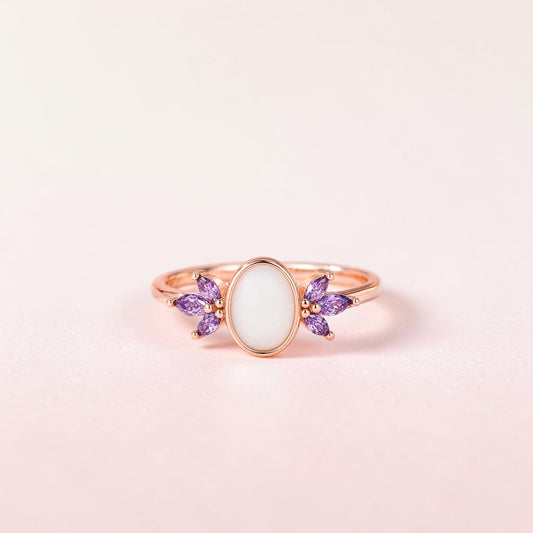 Violet Meadow Ring