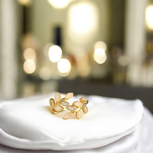 Everleaf Keepsake Ring (adjustable)