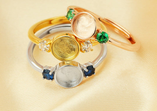 The Amara Ring (Birthstone, choose one)