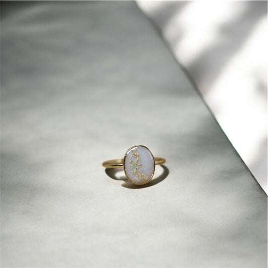 Oval Deluxe Keepsake Ring